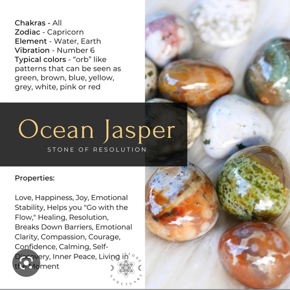 Ocean Jasper & Ammonite Bracelet & Pendent Set - Picture 7 of 8